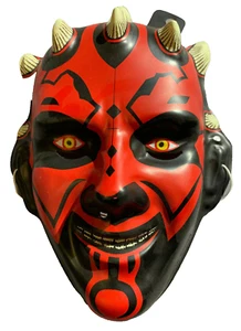 DARTH MAUL SITH LORD PVC MASK CHILD/TEEN SIZE - Picture 1 of 2