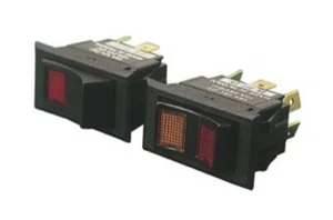 Sea Dog 420253-1 Illuminating Rocker Switch, On/Off/On, DPDT, Red/Yellow Lens - Picture 1 of 1
