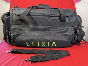 Elixia 26” Black Duffle Bag - 8 Zippered Compartments- Shoe Compartment - Norway - Picture 1 of 17