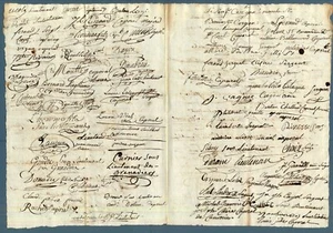 Rivoluzione Francese MARSEILLAIS 1792 petizione del Battaglione dei Marsigliesi - Imagen 1 de 5