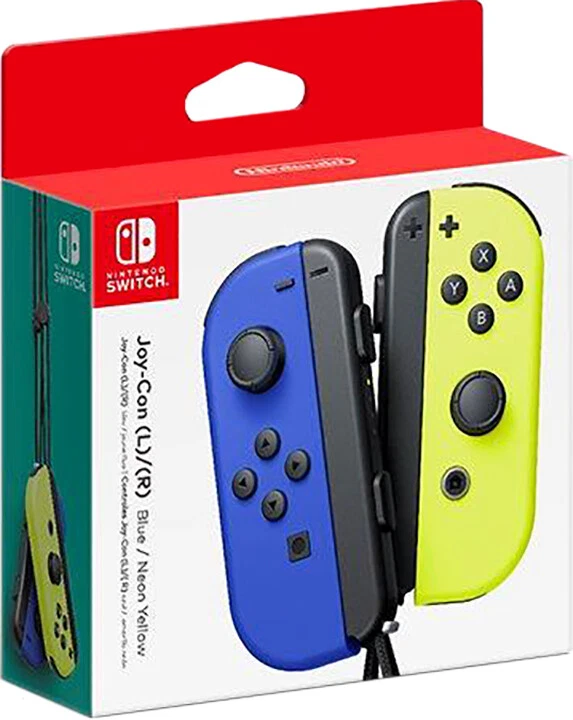 Nintendo Joy-Con Nero, Blu, Giallo Bluetooth Gamepad Analogico/Digitale Switch - Immagine 1 di 1