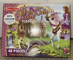 Melissa & Doug Fairy Tale Castle Floor Puzzle 48 Pieces - Picture 1 of 3
