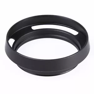 37/39/40.5/43/46/49/52/55/58/62/67/72/77mm Vented Curved Lens Hood Universal - Picture 1 of 6