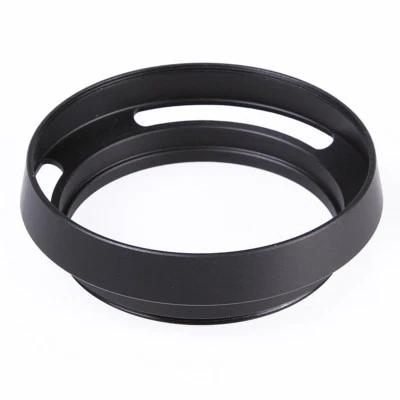 Vented Curved Metal Lens Hood 37/39/40.5/43/46/49/52/55/58/62/67/72/77 mm - Image 1 of 4