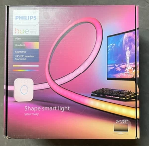Philips Hue Play Gradient Lightstrip Smart LED Strip For 24 27" Inch Monitor PC - Afbeelding 1 van 11