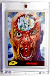 2017 Mars Attack's The Revenge Silver Parallel Card 22 HEADSHOT - Picture 1 of 2