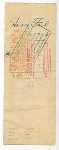 Harace Hod Ford autographed check Boston Braves 1919 94645 - Picture 1 of 2