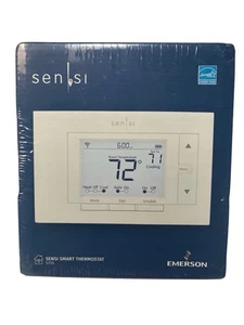 Termostato inteligente Emerson Sensi ST55 Energy Star y alertas inteligentes sellado NUEVO - Imagen 1 de 5