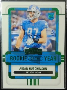 Aidan Hutchinson 2022 Panini Contenders - Rookie Of The Year (RC) #ROY-AHU Green - Picture 1 of 2