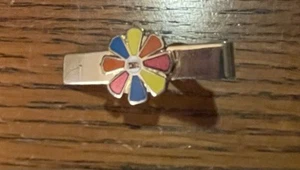 Vintage BLH Colorful Logo Tie Bar Clip - Picture 1 of 4