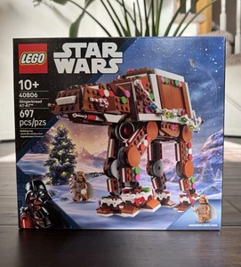 LEGO Star Wars Gingerbread AT-AT Walker 40806 SEALED NEW IN HAND SHIPS TODAY - Picture 1 of 3