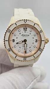 Orologio intelligente ALPINA Horological donna cinturino gomma oro rosa quarzo AL-281WY3V4 - Foto 1 di 11