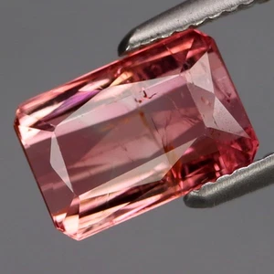 1.25Ct.Ravishing Color! Natural Pink Tourmaline Mozambique Perfect Shape - Picture 1 of 4