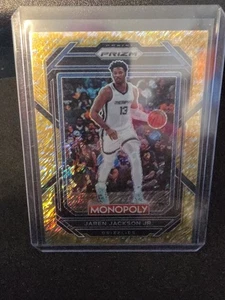 2022-23 Panini Prizm Monopoly - Jaren Jackson Jr. #45 Gold Money Shimmer /500 - Foto 1 di 2
