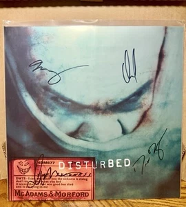 DISTURBED The Sickness SIGNED 25th Anniversary Green Vinyl Autographed LP - Picture 1 of 8