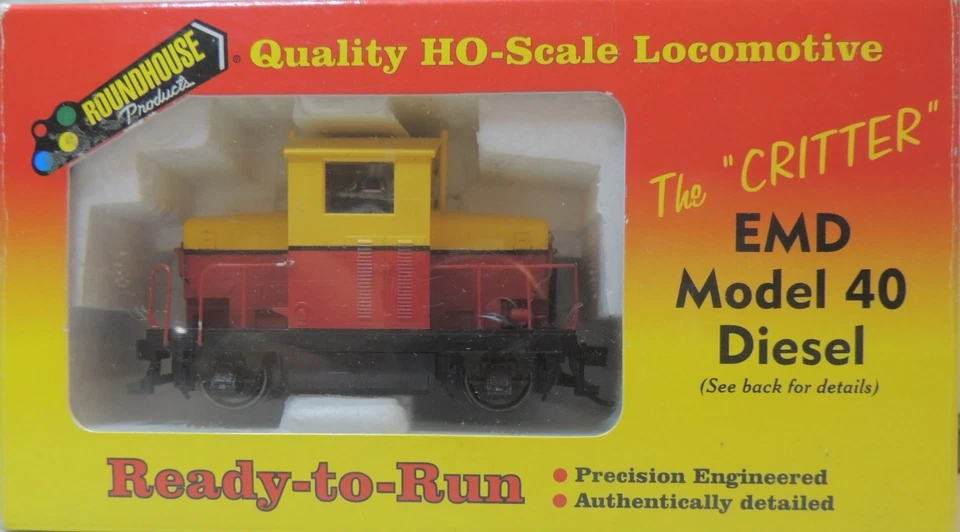 MDC HO EMD Model 40 DCC Ready Red/Yellow ITEM # 00114 - Image 1 of 2
