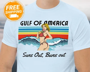 Funny Gulf of America Shirt Trump MAGA Gulf of Mexico Donald Trump 2025 Beach T - Picture 1 of 13