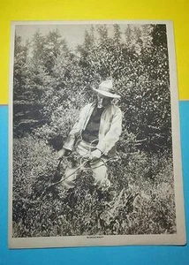 RARA STAMPA FOTOGRAFICA D'EPOCA 1913 THE MENTOR PRESS - 1913 WOODCRAFTING gli Stati Uniti - Foto 1 di 2