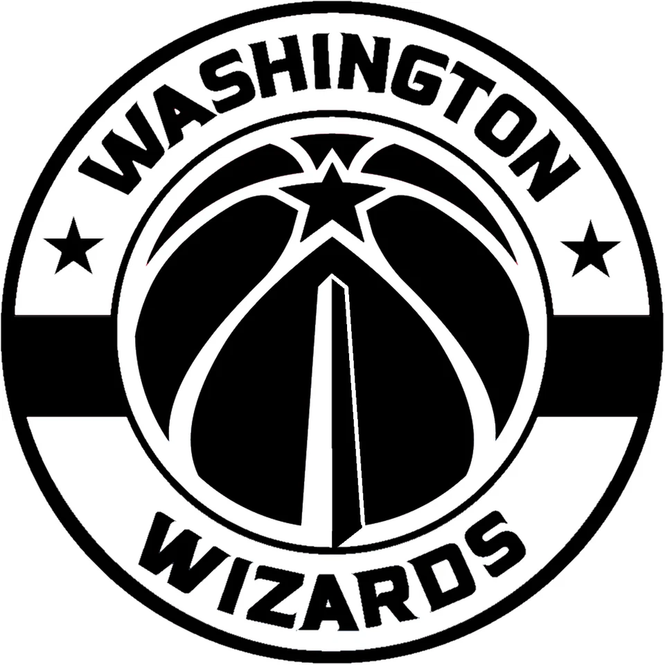 Calcomanía de vinilo con logotipo de Washington Wizards NBA ventana computadora portátil cualquier tamaño cualquier color Foto 1 de 1