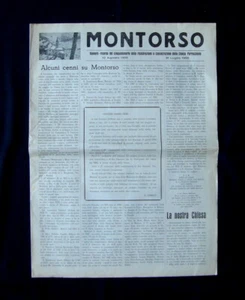 Montorso Modena Numero ricordo ricostruzione Chiesa Parrochiale storia campane - Foto 1 di 1