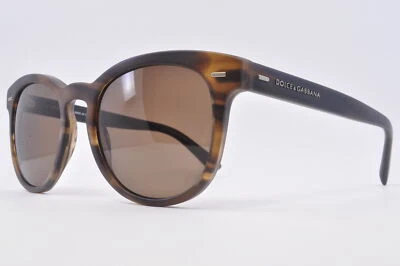 Óculos de sol Dolce & Gabbana DG4254 296473 listrado tabaco fosco, tamanho 51-20-145 - Imagem 1 de 4