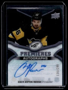 2018-19 Upper Deck Ice Premieres Autographs Zach Aston-Reese Auto /299 - Picture 1 of 2