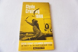 Clyde Coast Steamer Services 1966 horario paquete de vapor de Caledonia - Imagen 1 de 8