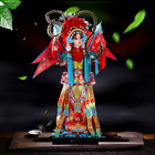 Chinese Traditional Peking Opera Character Facial Makeup Figurines Crafts