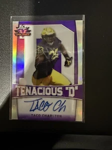 2017 Leaf Valiant - Tenacious D - Taco Charlton #TD-TC1 Viola /15 (AU, RC) - Foto 1 di 2