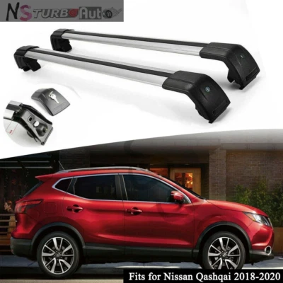 Crossbars Cross bar Roof Rail Rack Carrier Fits for Nissan Qashqai 2018-2020 - Изображение 1 из 4
