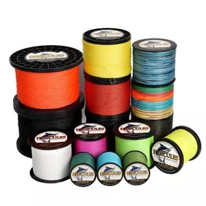 HERCULES 1500M Strong 8 Strands 15 Colours 10-300LB Braid Fishing Line 1640 yard - Picture 1 of 26