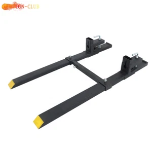 60'' Tractor Pallet Forks Clamp on Skid Steer Loader Bucket Quick Attach 4000Lbs - Picture 1 of 14