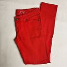 The Limited 678 Denim Garment Dyed Jeans In Carmine Pink Size 0