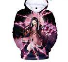 Hot Anime DEMON SLAYER Hooded 3D Print Fashion Hoodie Sweater Pullover Top