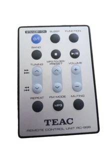 Origional Remote Control For Teac RC-996 - Imagen 1 de 2