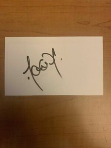 MARK KENNEDY - SOCCER - AUTOGRAPH SIGNED - INDEX CARD - AUTHENTIC- B6881