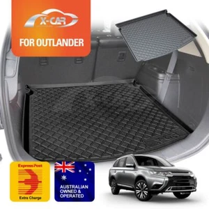 Cargo Trunk Rubber Mat Boot Liner for Mitsubishi Outlander 2012-2021 ZJ ZK ZL - Picture 1 of 8