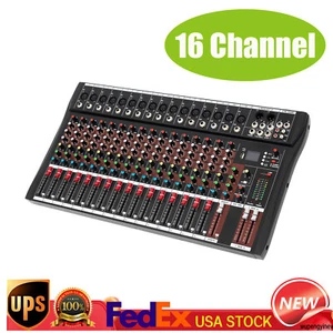 16 Kanal Profi Audio Mixer Bluetooth Live Studio Audio Mixer USB Mixing - Bild 1 von 16