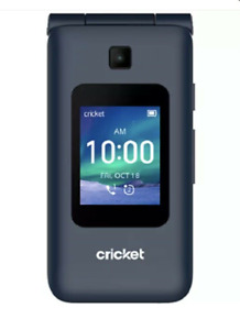 Cricket U102AC Prepaid Debut Flip (4GB) - Black/Navy Blue