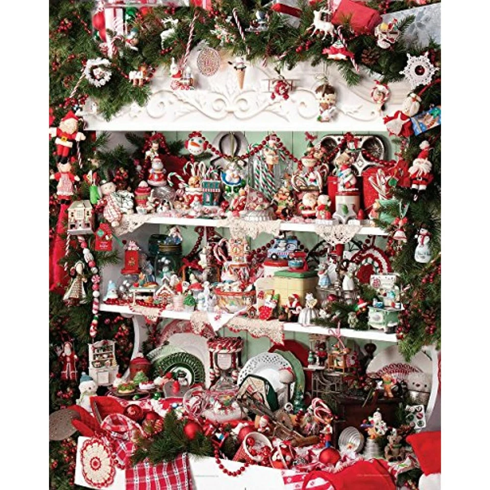 Springbok Puzzles - Mrs. Claus' Cupboard - 1000 Piece Jigsaw Puzzle - Large 24 - Image 1 of 1