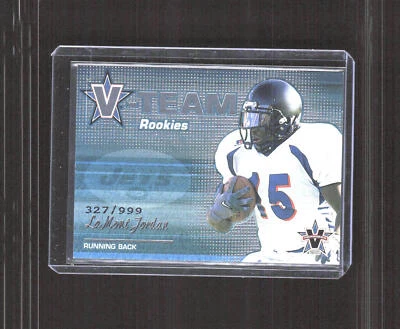 2001 Pacific Vanguard #20 LaMont Jordan V-Team Rookies #/999 - Image 1 of 2