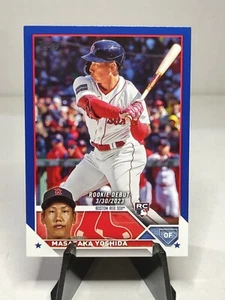 2023 Topps Update Series - Rookie Debut Royal Blue #US5 Masataka Yoshida (RC) - Picture 1 of 2