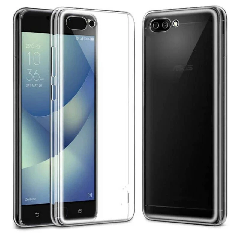 Cover TPU Trasparente Asus Zenfone 4 Ze554kl – Custodia Morbida  e Leggera - Immagine 1 di 1