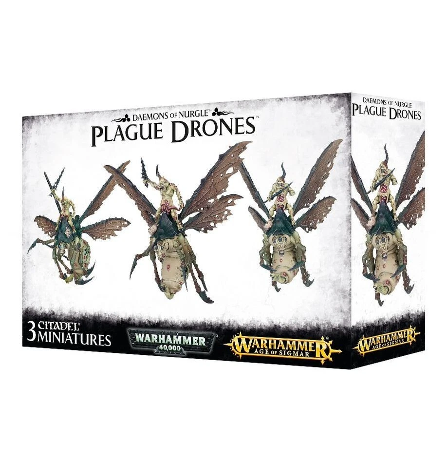 Games Workshop Warhammer AoS DEMONIOS DE NURGLE PLAGA DRONES - NUEVO PRECINTADO Foto 1 de 1