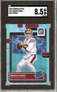 2022 Optic Brock Purdy Rated Rookie Holo SGC 8.5 - Picture 1 of 1