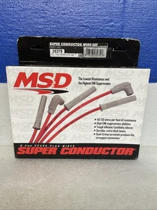 MSD 35379 Super Conductor Spark Plug Wire Set New Opened Box - Foto 1 di 7