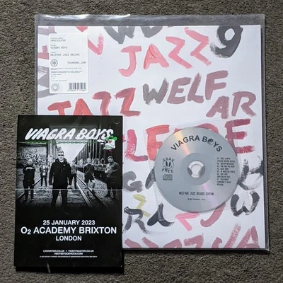 Viagra Boys Welfare Jazz Deluxe 12" Vinyl LP 2022 Shrimptech Sweden Rock Punk CD - Image 1 of 4