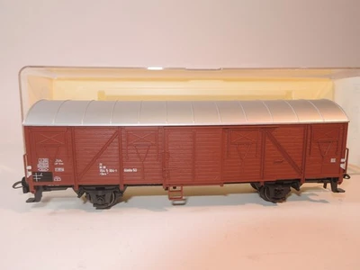 ++ G2619 H0 Trix 23579 Covered Freight Car GBRS GLMHS 50 DB Ep4 KK NEM - Like NEW - Image 1 of 4
