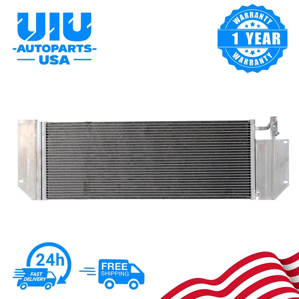 4333 A/C Condenser for 1989 1990 1991 1992 1993 Dodge D250 D350 W250 W350 5.9L - Image 1 of 4