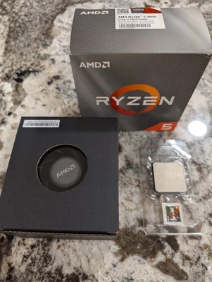 AMD Ryzen 5 1600 YD1600BBAE 6 Core AM4 CPU w/Wraith Stealth Cooler - Image 1 of 4